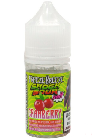 Жидкости (E-Liquid) Жидкость Freeze Breeze Salt: Shock Cranberries 30/20