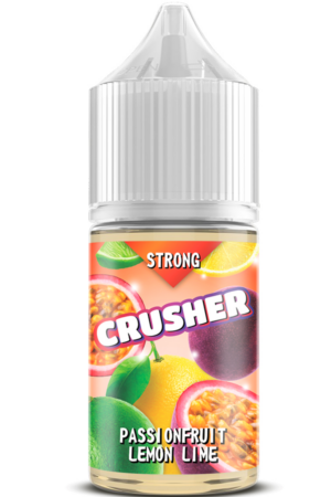 Жидкости (E-Liquid) Жидкость Crusher Salt Passionfruit Lemon Lime 30/20 Strong