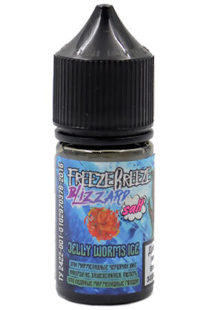 Жидкости (E-Liquid) Жидкость Freeze Breeze Salt: Blizzard Jelly Worms Ice 30/20