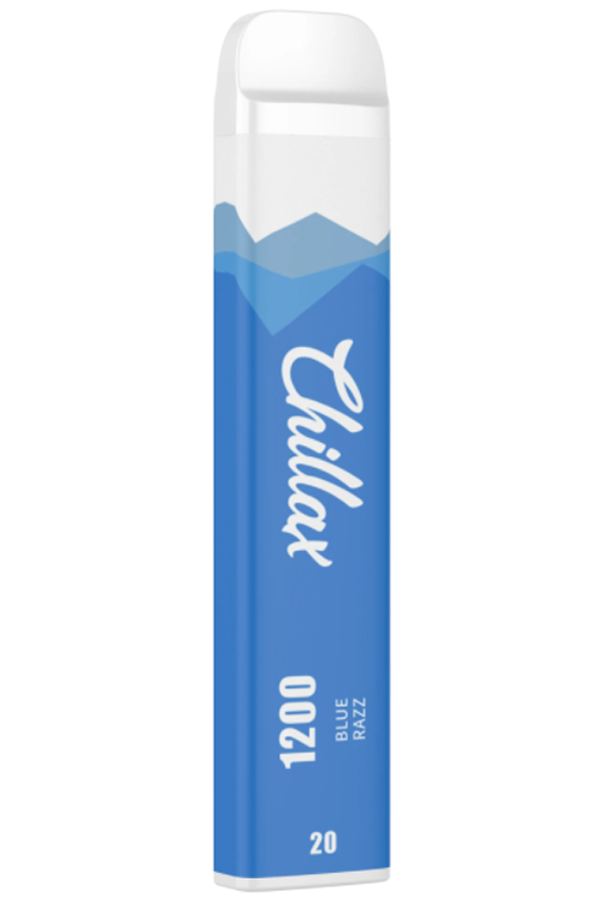 Электронные сигареты Одноразовый Chillax 1200 Blue Razz Голубая Малина