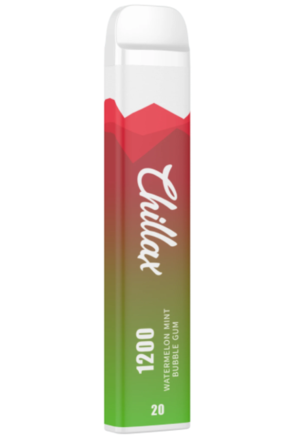 Электронные сигареты Одноразовый Chillax 1200 Watermelon Mint Bubble Gum Арбузно-Мятная Жвачка
