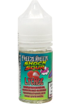 Жидкости (E-Liquid) Жидкость Freeze Breeze Salt: Shock Lychee 30/20