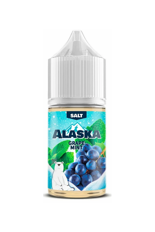 Жидкости (E-Liquid) Жидкость Alaska Salt Grape Mint 30/20