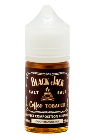 Жидкости (E-Liquid) Жидкость Black Jack Salt Coffee Tobacco 30/20