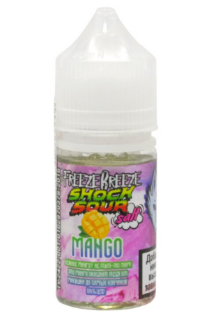 Жидкости (E-Liquid) Жидкость Freeze Breeze Salt: Shock Mango 30/20