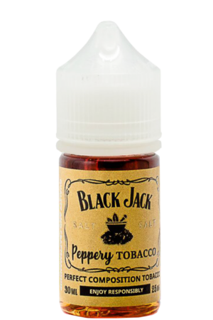 Жидкости (E-Liquid) Жидкость Black Jack Salt Peppery Tobacco 30/20