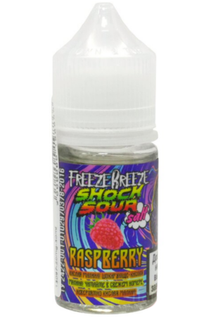 Жидкости (E-Liquid) Жидкость Freeze Breeze Salt: Shock Raspberry 30/20