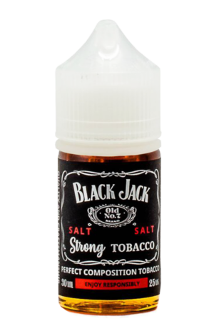 Жидкости (E-Liquid) Жидкость Black Jack Salt Strong Tobacco 30/20