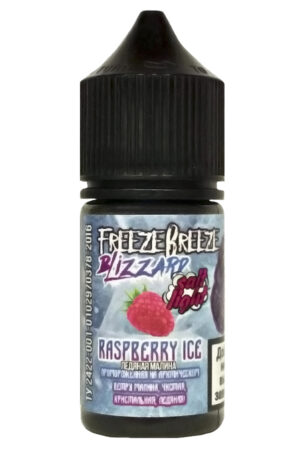 Жидкости (E-Liquid) Жидкость Freeze Breeze Salt: Blizzard Raspberry Ice 30/20
