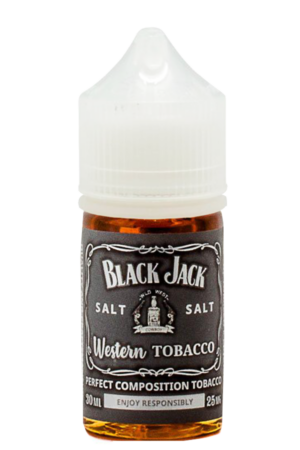 Жидкости (E-Liquid) Жидкость Black Jack Salt Western Tobacco 30/20