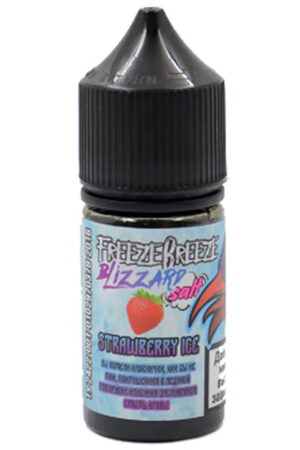 Жидкости (E-Liquid) Жидкость Freeze Breeze Salt: Blizzard Strawberry Ice 30/20