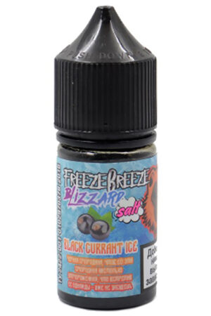 Жидкости (E-Liquid) Жидкость Freeze Breeze Salt: Blizzard Black Currant Ice 30/20