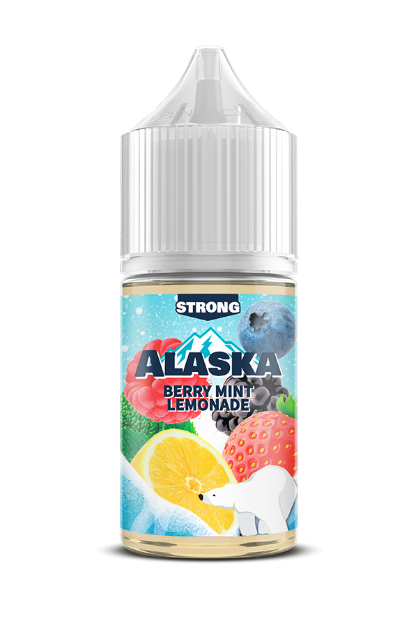 Жидкости (E-Liquid) Жидкость Alaska Salt Berry Mint Lemonade 30/20 Strong