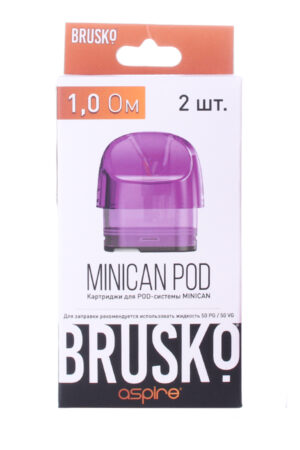 Расходные элементы Картридж Brusko Minican,1.0 ohm фиолетовый