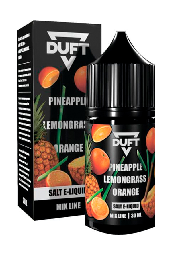 Жидкости (E-Liquid) Жидкость Duft Salt: Mix Line Pineapple Lemongrass Orange 10/20
