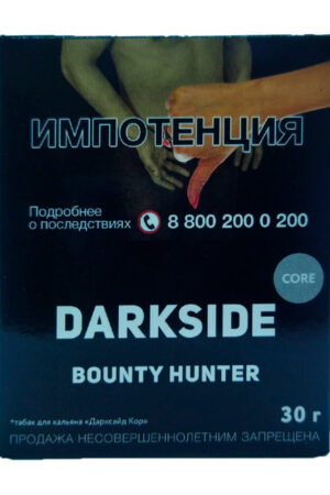 Табак Кальянный Табак Darkside Core 30 г Bounty Hunter Кокос Мята