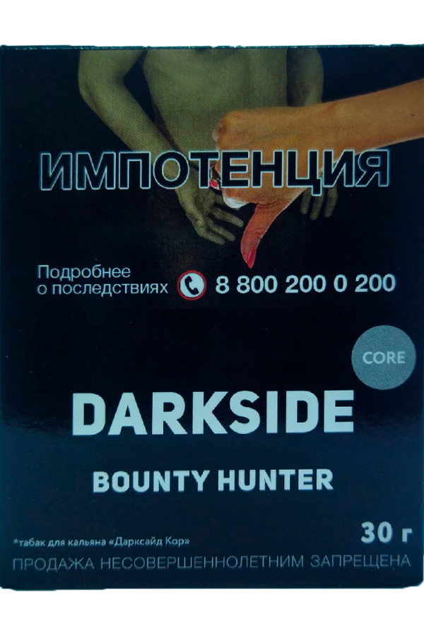Табак Табак Для Кальяна Darkside Core 30 г Bounty Hunter Кокос Мята