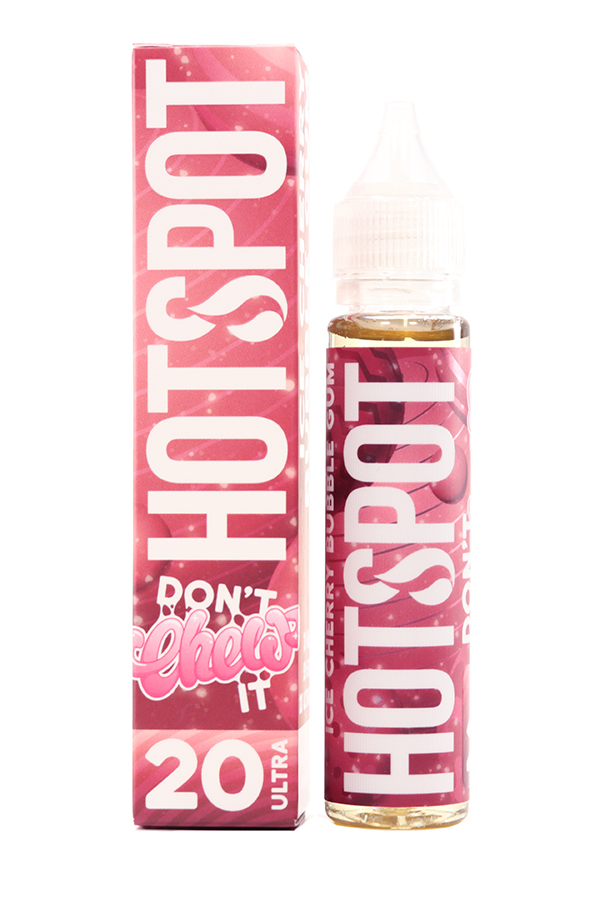 Жидкости (E-Liquid) Жидкость HOTSPOT Salt: Don't Chew It Ice Cherry Bubble Gum 30/20 Ultra