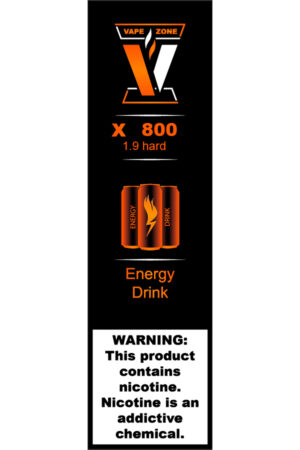 Электронные сигареты Одноразовый VAPE ZONE X 800 1.9 hard Energy Drink Энергетик