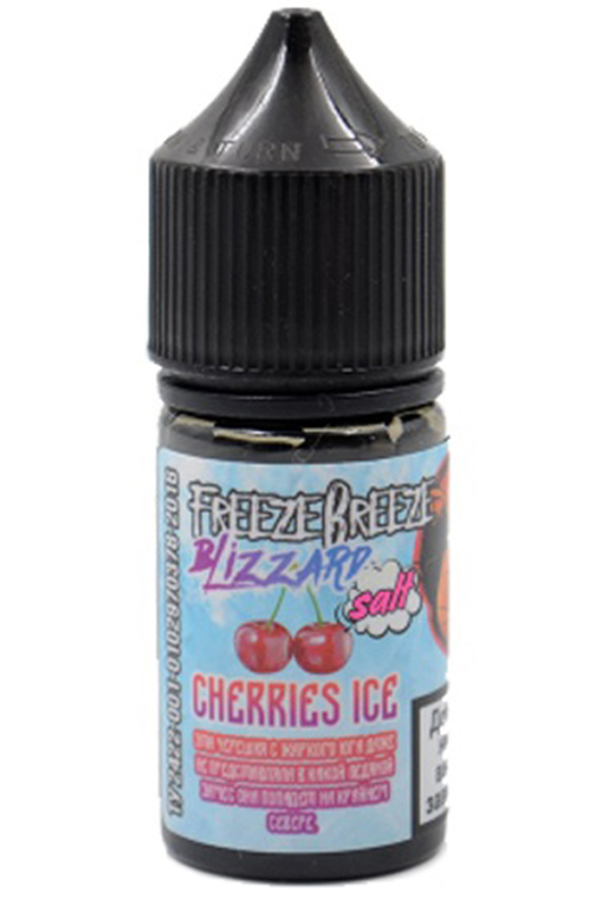 Жидкости (E-Liquid) Жидкость Freeze Breeze Salt: Blizzard Cherries Ice 30/20