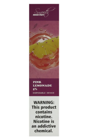 Электронные сигареты Одноразовый Smooth Mega Pufs 1500 Pink Lemonade Розовый Лимонад