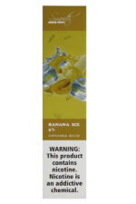 Электронные сигареты Одноразовый Smooth Mega Pufs 1500 Banana Ice Ледяной Банан