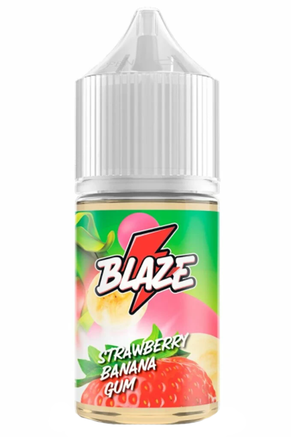 Жидкости (E-Liquid) Жидкость Blaze Salt Strawberry Banana Gum 30/20 Strong