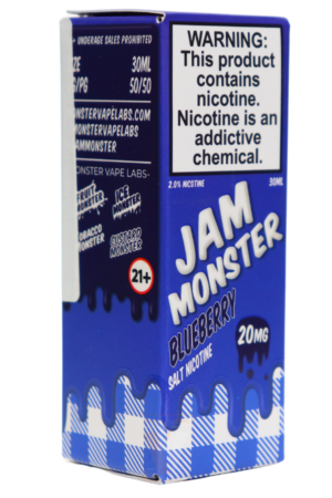 Жидкости (E-Liquid) Жидкость Jam Monster Salt Blueberry 30/20