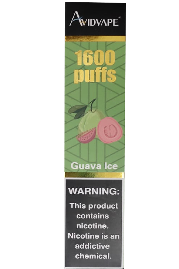 Электронные сигареты Одноразовый Avidvape 1600 Guava Ice Ледяная Гуава