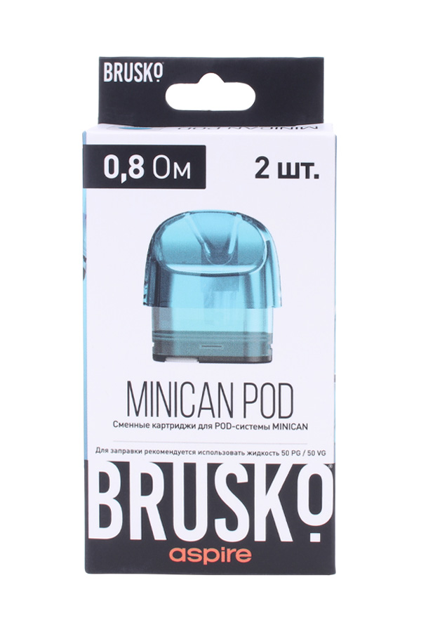 Расходные элементы Картридж Brusko Minican 0.8 ohm Синий
