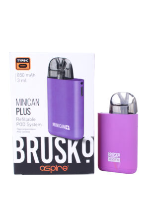 Электронные сигареты Набор Brusko Minican Plus 850 mAh Фиолетовый