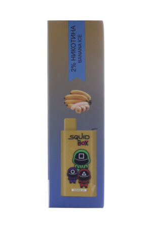 Электронные сигареты Одноразовый RandM Squid Box 5200 Banana Ice Ледяной Банан