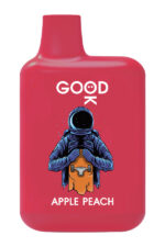 Электронные сигареты Одноразовый GOODOK 4200 Apple Peach Яблоко Персик