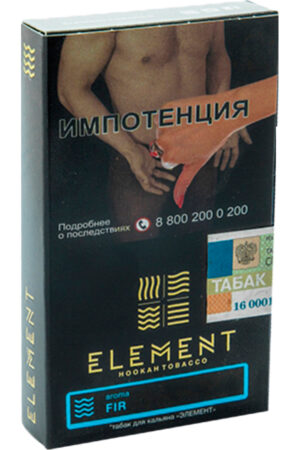 Табак Табак для кальяна Element 40 г Вода Fir
