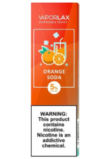 Электронные сигареты Одноразовый Vaporlax Mate 800 Orange Soda Апельсиновый Лимонад