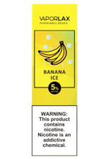 Электронные сигареты Одноразовый Vaporlax Mate 800 Banana Ice Ледяной Банан