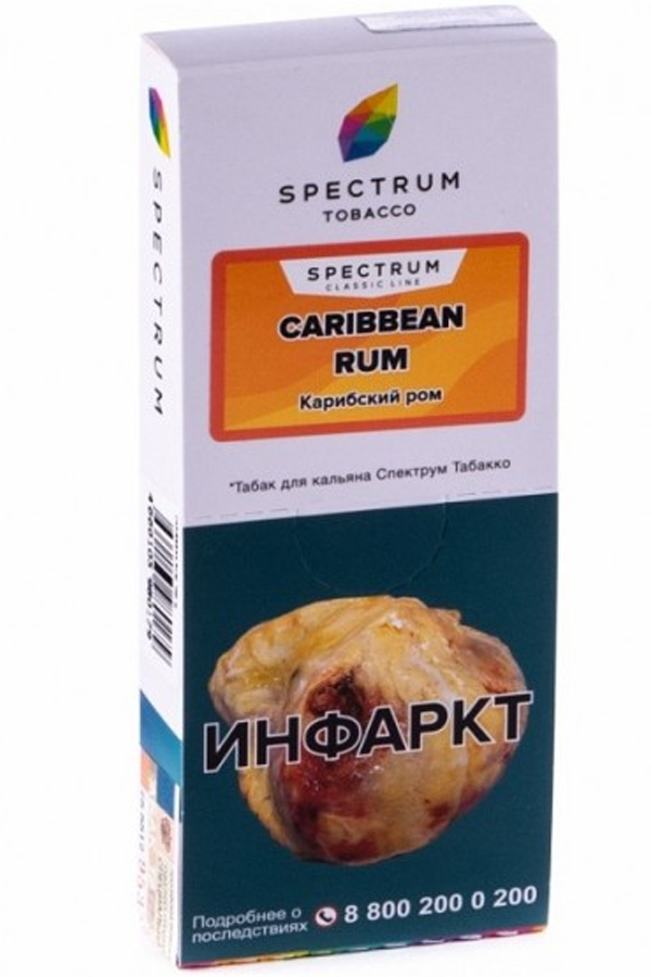 Табак Табак для кальяна Spectrum Tobacco 100 гр Caribbean Rum