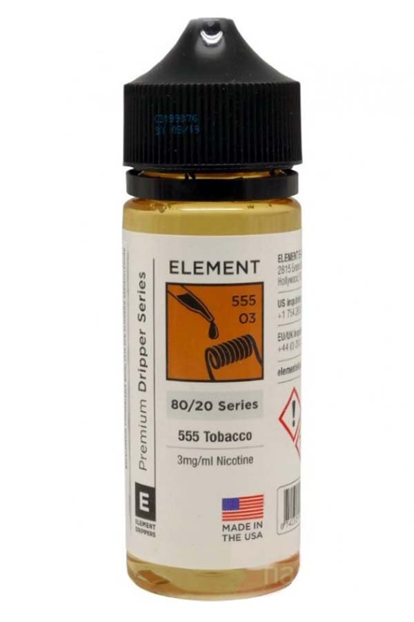 Жидкости (E-Liquid) Жидкость Element Classic 555 Tobacco 125/3