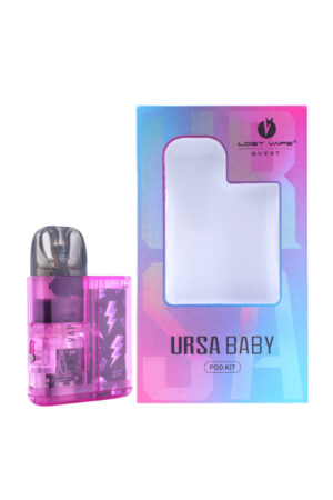 Электронные сигареты Набор LOST VAPE URSA BABY Pod Kit 800 mAh Purple Clear