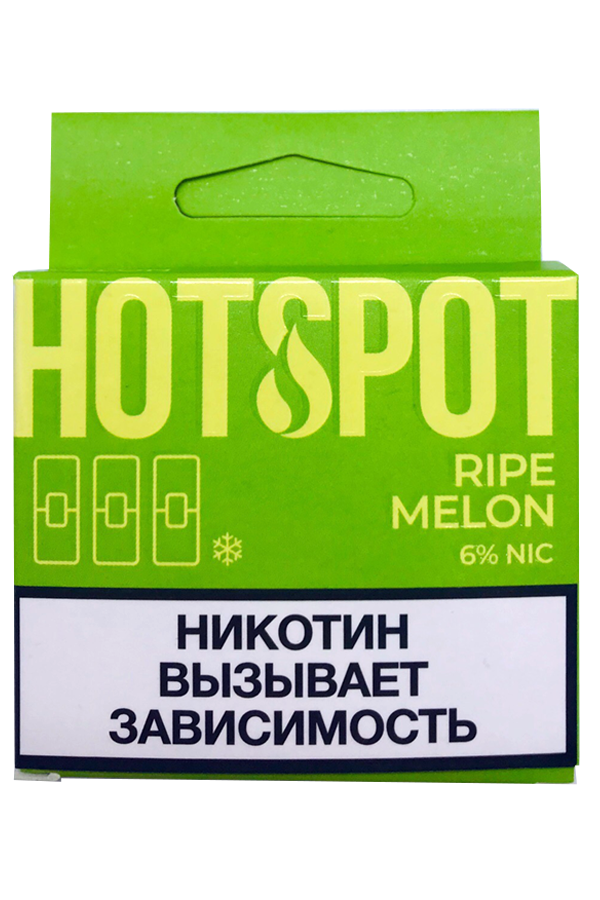 Расходные элементы Картриджи Hotspot Ripe Melon Спелая дыня 3 шт 6%