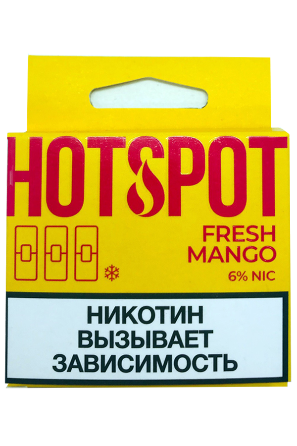 Расходные элементы Картриджи Hotspot Fresh Mango Свежий манго 3 шт 6%