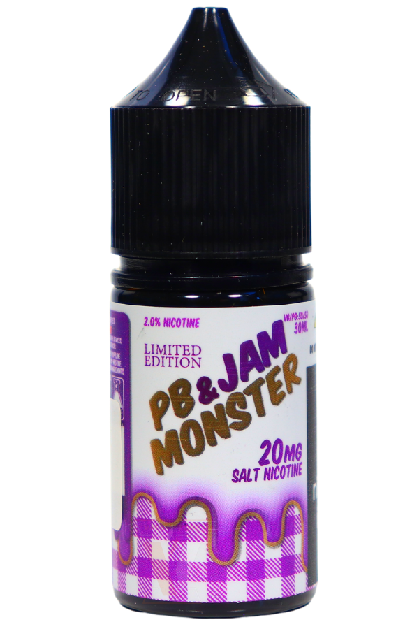 Жидкости (E-Liquid) Жидкость Jam Monster Salt PB Jam Grape 30/20