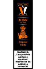 Электронные сигареты Одноразовый VAPE ZONE X 800 1.9 hard Tropical Fruits Тропические Фрукты