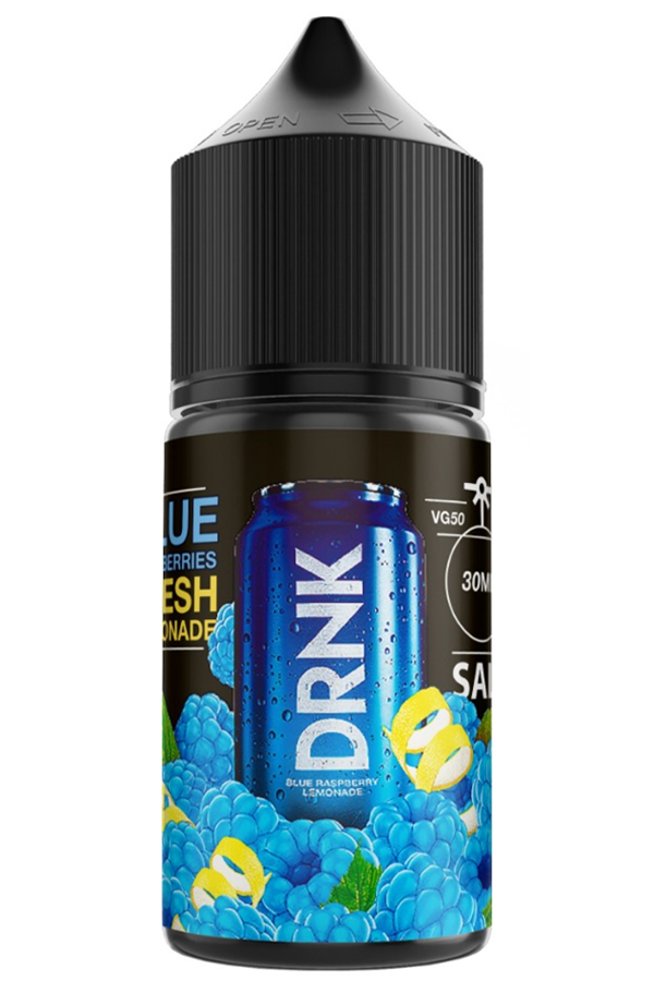 Жидкости (E-Liquid) Жидкость DRNK Salt Blue Raspberry Lemonade 30/20 Strong