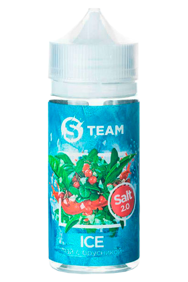 Жидкости (E-Liquid) Жидкость S Team Classic: Ice Soft Чай С Брусникой 100/3