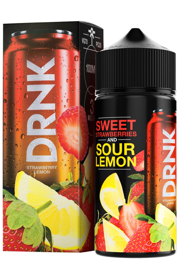 Жидкости (E-Liquid) Жидкость DRNK Classic Strawberry Lemon 100/3