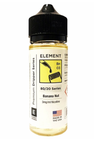 Жидкости (E-Liquid) Жидкость Element Classic Banana Nut 120/3