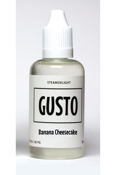 Жидкости (E-Liquid) Жидкость Steam Delight Zero: GUSTO Banana Cheesecake 50/0