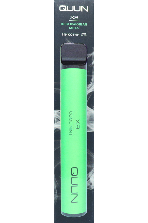 Электронные сигареты Одноразовый QUUN X8 800 Fresh Soft Освежающая Мята