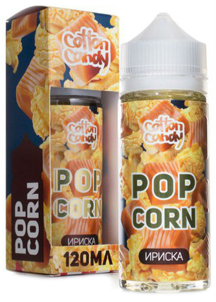 Жидкости (E-Liquid) Жидкость Cotton Candy Zero: Popcorn Ириска 120/0